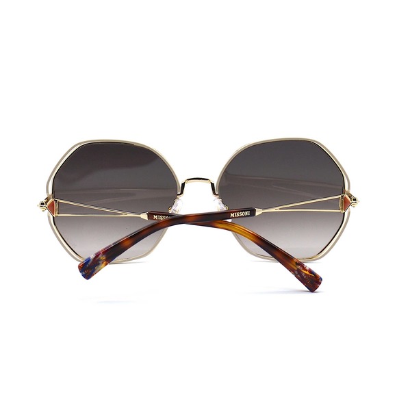 MISSONI MIS 0075/S Y3R GOLD IVORY BROWN GRADIENT AUTHENTIC SUNGLASSES - Picture 7 of 13